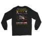 USS America (CVA-66) 1965-66 Long Sleeve Cruise Shirt - FAMILY – back view, black