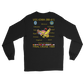 USS Iowa (BB-61) 1989 Long Sleeve Cruise Shirt – back view, black