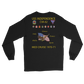 USS Independence (CVA-62) 1970-71 Long Sleeve Cruise Shirt – back view, black
