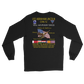 VFA-143 Pukin' Dogs 2019-20 Long Sleeve Cruise T-Shirt – back view, black