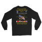 VFA-143 Pukin' Dogs 2019-20 Long Sleeve Cruise T-Shirt - Family – back view, black