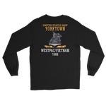 USS Yorktown (CVS-10) 1966 WESTPAC/VIETNAM Long Sleeve T-Shirt – back view, black