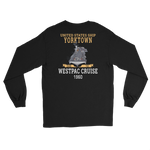 USS Yorktown (CVS-10) 1960 WESTPAC Long Sleeve T-Shirt – back view, black