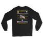 USS America (CVA-66) 1968 Cruise Shirt Long Sleeve Cruise Shirt – back view, black
