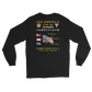 USS America (CVA-66) 1972-73 Long Sleeve Cruise Shirt – back view, black