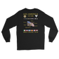 USS America (CV-66) 1976 Long Sleeve Cruise Shirt – back view, black