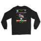 USS Dwight D. Eisenhower (CVN-69) 1991-92 Long Sleeve Cruise Shirt – back view, black