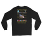 USS Dwight D. Eisenhower (CVN-69) 1998 Long Sleeve Cruise Shirt – back view, black