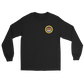 USS America (CVA-66) 1965-66 Long Sleeve Cruise Shirt - FAMILY – front view, black