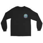 USS Bonhomme Richard (CVA-31) Ship's Crest Long Sleeve T-shirt – front view, black