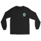 USS Iowa (BB-61) 1989 Long Sleeve Cruise Shirt – front view, black