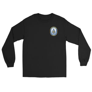 USS Wisconsin (BB-64) Ship's Crest Long Sleeve Shirt