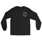 HSC-5 Nightdippers Squadron Crest Long Sleeve T-Shirt – front view, black