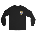 HSM-37 Easy Riders Squadron Crest Long Sleeve T-Shirt – front view, black