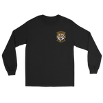 HSM-73 Battlecats Squadron Crest Long Sleeve T-Shirt – front view, black