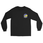 VAW-112 Golden Hawks Squadron Crest Long Sleeve T-Shirt – front view, black