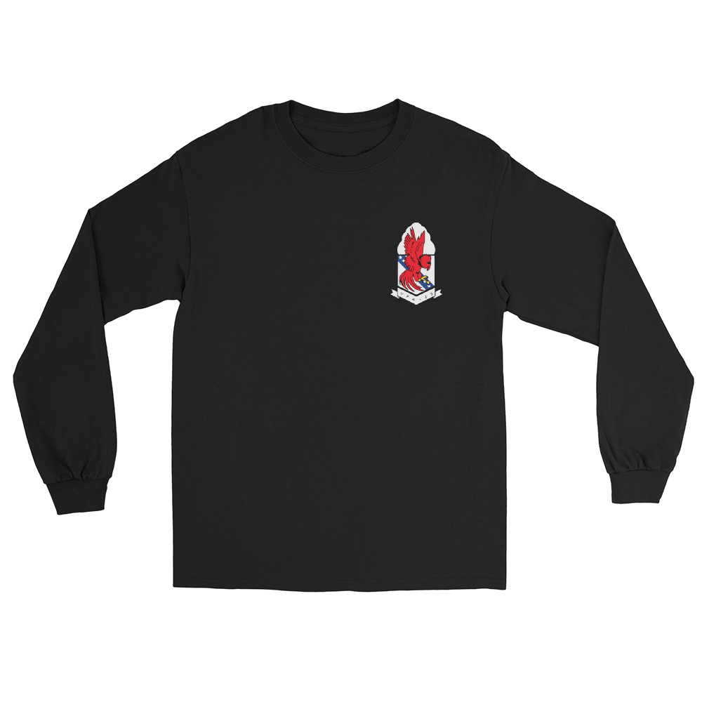 VFA-22 Fighting Redcocks Squadron Crest Long Sleeve T-Shirt