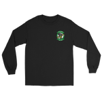 VFA-105 Gunslingers Squadron Crest Long Sleeve T-Shirt – front view, black