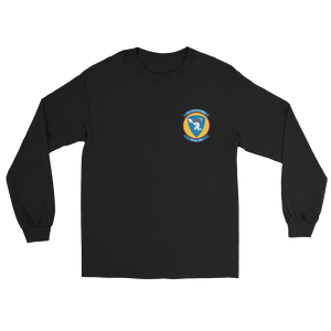 VFA-106 Gladiators Squadron Crest Long Sleeve T-Shirt – front view, black