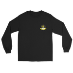 VFA-115 Eagles Squadron Crest Long Sleeve T-Shirt – front view, black