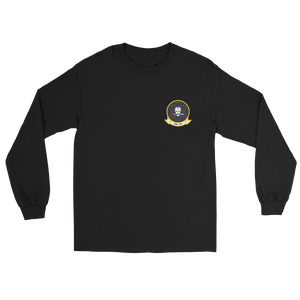 VFA-151 Vigilantes Squadron Crest Long Sleeve T-Shirt – front view, black