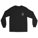 VF-154 Black Knights Squadron Crest Long Sleeve T-Shirt – front view, black