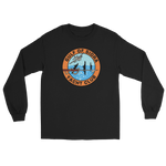Gulf of Sidra Yacht Club Long Sleeve T-Shirt – front view, black