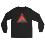 Indian Ocean Caravan Yacht Club Long Sleeve T-Shirt – front view, black