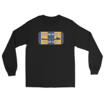 Indian Ocean Yacht Club Long Sleeve T-Shirt – front view, black