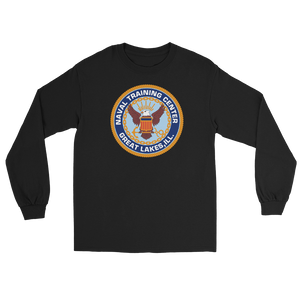 NTC Great Lakes Crest Long Sleeve T-Shirt – front view, black