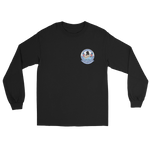 USS George Washington (CVN-73) Ship's Crest Long Sleeve Shirt – front view, black