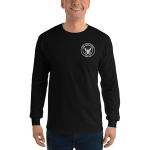USS Yorktown (CVS-10) 1969 NORTH ATLANTIC Long Sleeve T-Shirt – front view, black