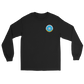 USS Dwight D. Eisenhower (CVN-69) 1991-92 Long Sleeve Cruise Shirt – front view, black