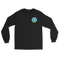 USS Dwight D. Eisenhower (CVN-69) 1994-95 Long Sleeve Cruise Shirt – front view, black