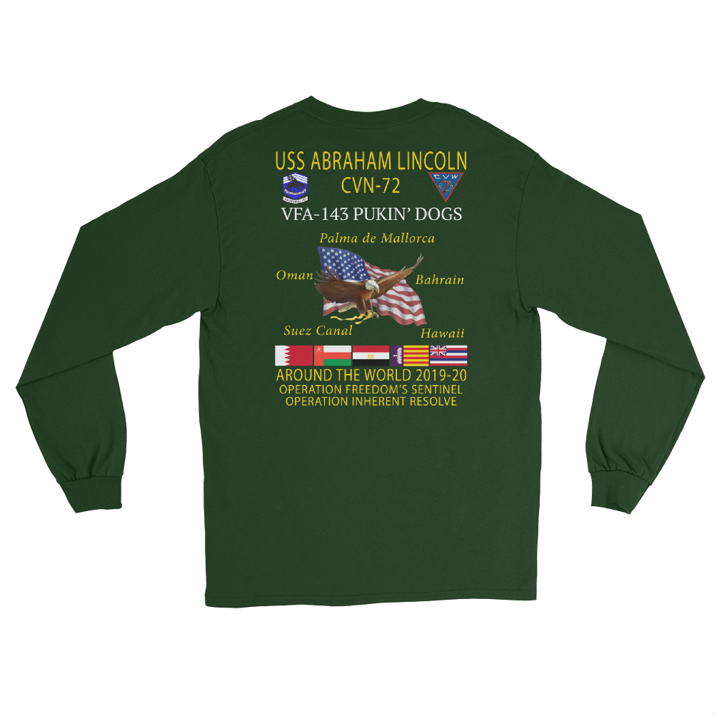 VFA-143 Pukin' Dogs 2019-20 Long Sleeve Cruise T-Shirt