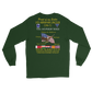VFA-143 Pukin' Dogs 2019-20 Long Sleeve Cruise T-Shirt - Family – back view, forest