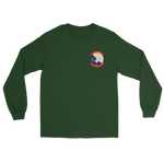 HSC-2 Fleet Angels Squadron Crest Long Sleeve T-Shirt – front view, forest