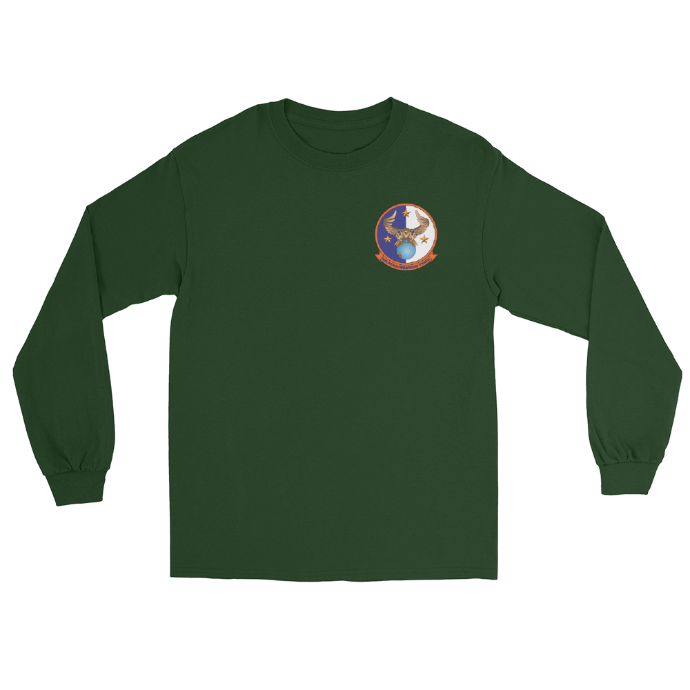 HSC-3 Merlins Squadron Crest Long Sleeve T-Shirt