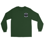 HSC-5 Nightdippers Squadron Crest Long Sleeve T-Shirt – front view, forest