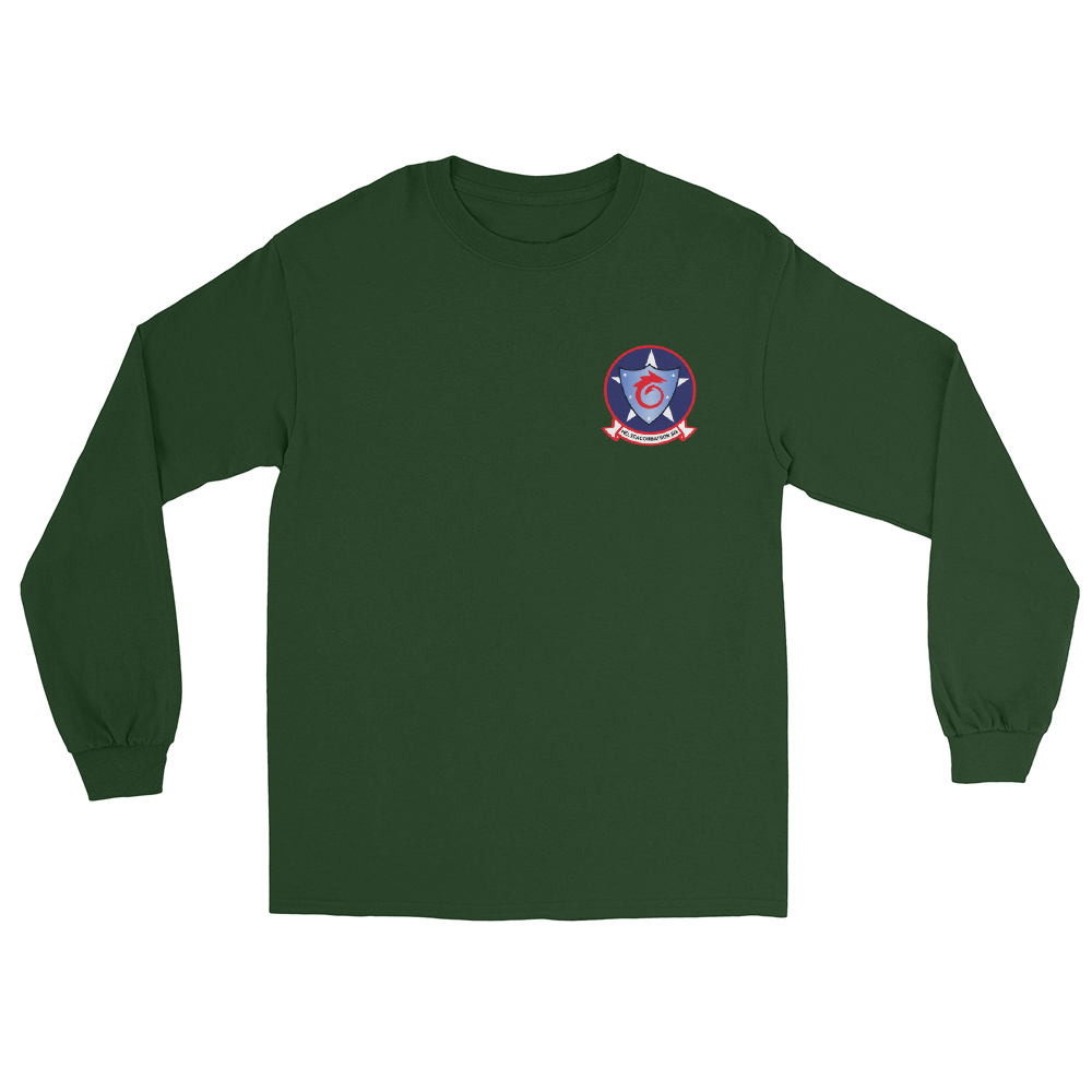 HSC-6 Indians Squadron Crest Long Sleeve T-Shirt