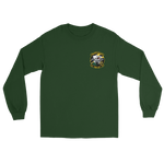 HSC-21 Blackjacks Squadron Crest Long Sleeve T-Shirt – front view, forest