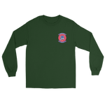 HSM-35 Magicians Squadron Crest Long Sleeve T-Shirt – front view, forest