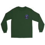 HSM-72 Proud Warriors Squadron Crest Long Sleeve T-Shirt – front view, forest