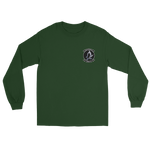 HSM-78 Blue Hawks Squadron Crest Long Sleeve T-Shirt – front view, forest