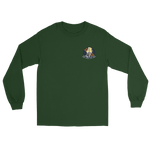 VAQ-136 Gauntlets Squadron Crest Long Sleeve T-Shirt – front view, forest