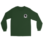 VAW-113 Black Eagles Squadron Crest Long Sleeve T-Shirt – front view, forest