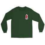 VFA-22 Fighting Redcocks Squadron Crest Long Sleeve T-Shirt – front view, forest