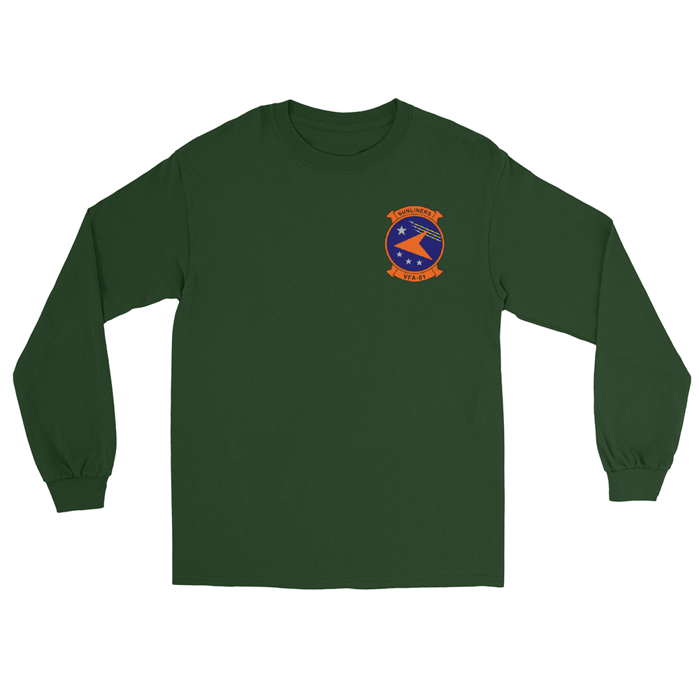 VFA-81 Sunliners Squadron Crest Long Sleeve T-Shirt