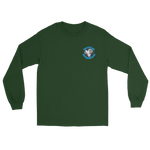 VFA-83 Rampagers Squadron Crest Long Sleeve T-Shirt – front view, forest