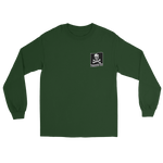 VF/VFA-103 Jolly Rogers Squadron Crest Long Sleeve T-Shirt – front view, forest